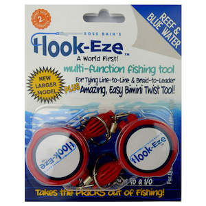 Fishing Gifts Under 20: Large Hook Eze Fishing Knot Tying Tool Twin Pack in Red