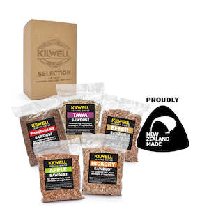 Smokers Sawdust: Kilwell NZ Assorted Smoker Sawdust Selection 5 Pack
