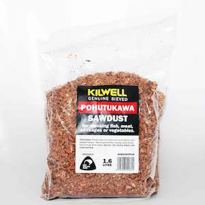 Smokers Sawdust: Kilwell Pohutukawa Fish Smoker Sawdust 1lb / 1.6L