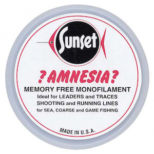 Boat Fishing Braid Lines Leaders: Sunset Amnesia Memory Free Monofilament Trace | 50lb / 22.7kg 50m