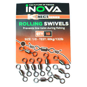 Boat Fishing Terminal Tackle: INOVA Rolling Swivels