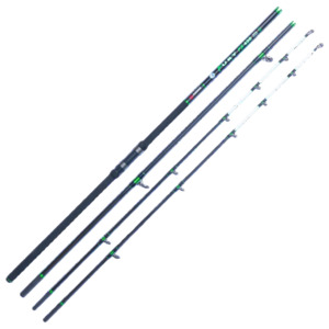 Fishing Rods: Akios Fury FX 435M SRS TT Twin Tip 14.5ft 3 Piece Continental Surf Rod