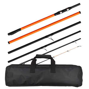 Fishing Rods: Tica Galant 6 Piece Surf Casting Travel Rod with Case