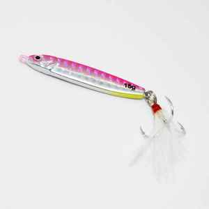 Snapper Tackle Kahawai Jig – Holographic Pink Metal Fishing Jig