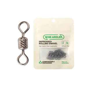 Impressed Rolling Swivel – Smooth, Strong & Tangle-Free Performance