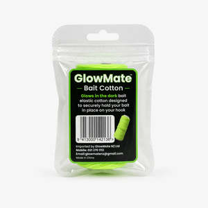 Best Selling: GlowMate™ Glow-in-the-Dark Bait Cotton – UV Reactive Fishing Bait Elastic