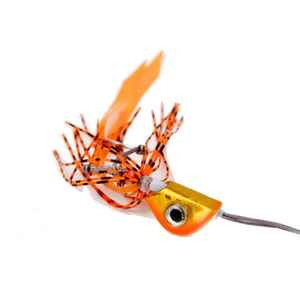 Kabura Jigs: Catch Beady Eye Kabura Jig Orange Assassin 7–28g – Snapper Jig NZ
