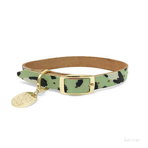 Leather Collar | Pistachio
