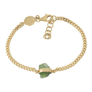 Fashion Jewellery: Bracelet | Peridot & Gold Chain