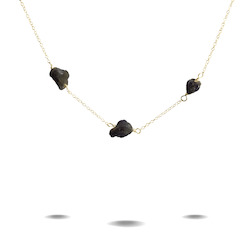 Unique Crystal Necklaces: Lola | Gold Filled Amethyst Choker Necklace