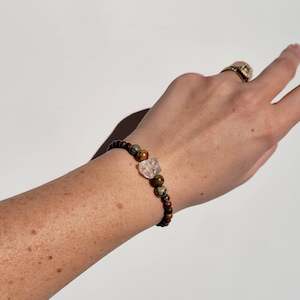 Gemstone Bracelets: Loretta | Picasso Jasper Beaded Bracelet