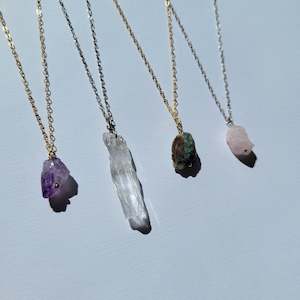 Crystal Necklaces: Custom Raw Crystal Necklace