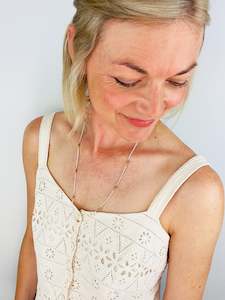 GOLDEN HOUR NECKLACE – citrine & pyrite