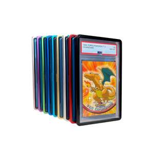 Tcg Display: Premium Aluminum Magnetic PSA Slab Case