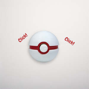 Premier Ball Clicker Fidget Keychain – 3D Printed PLA Toy Gift