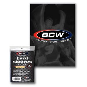 Toploader Sleeves: BCW Penny Sleeves (100) 'Thick' Clear - TCG
