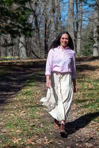 Women’s Pink Stripe Shirt