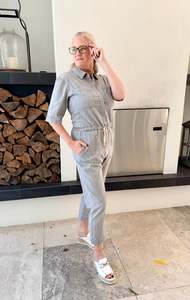 JULIETTE HOGAN Grey Jumpsuit