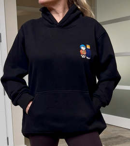 TIRED CITY Black Hoodie