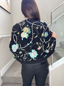 RUSTY Black/Floral Jacket