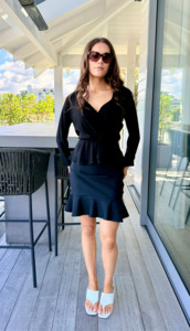 KOOKAI Black Mini Skirt