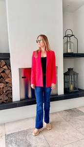 KOOKAI Red Blazer/Jacket, Size 34