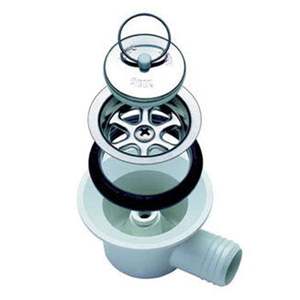 Food Beverage: Dometic - Waste Outlet 25mm Angled