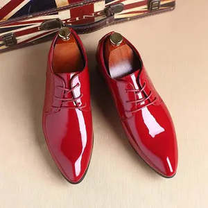 Mens Formal Shoes: Glossy Oxford Leather Shoes