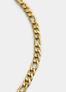 Newest: Figaro Necklace 6mm - 18K Gold Plated