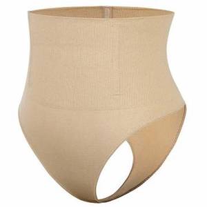 Shapewear: Seamless shapewear thong one-piece high waisted compression Underwear