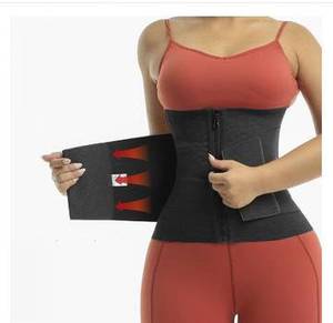 Thin reinforced version Velcro waist belt sweat-inducing body shaping