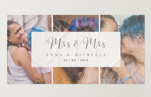 Lgbtq Essentials: Mrs & Mrs Wedding Banner 03