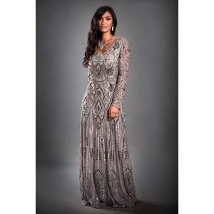 Mother Of The Bride: Isabella Embellished Long Sleeve Gatsby Maxi Dress