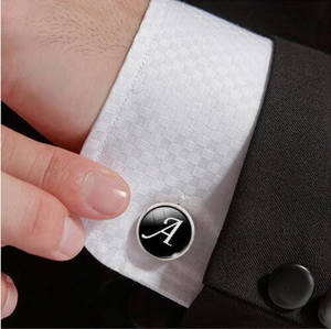 A-Z Single Alphabet Cufflinks