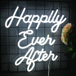 Neon Signs: LED Neon Light Happily Ever After