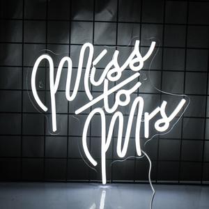Neon Signs: Neon Led Miss To Mrs