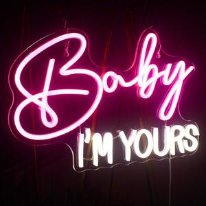 Baby Im Yours Neon Lights