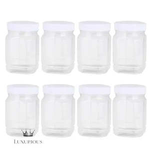 Craft Supplies 1: Airtight Plastic Storage Jars 8pcs Set