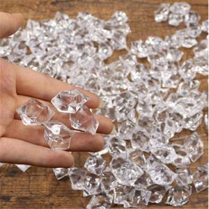 100pcs Clear Fake Crushed Ice Table Decorations