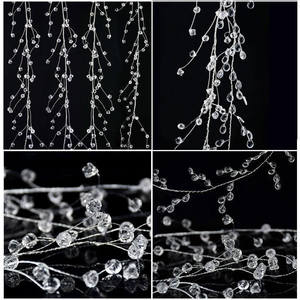 100/120/150cm Acrylic Crystal Bead Curtain Garland