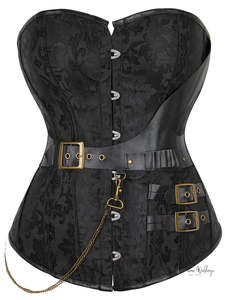 Gothic Steampunk Corset for Plus Size Women