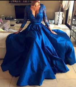 Royal Blue Ball Gown