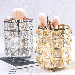 Metal Makeup Brush Storage Tube