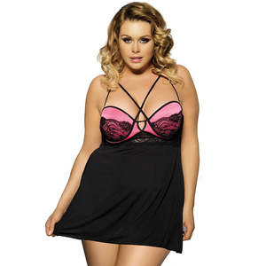 P.S Satin Babydoll Lingerie