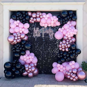 Pink Balloons Garland Arch Kit 151pcs