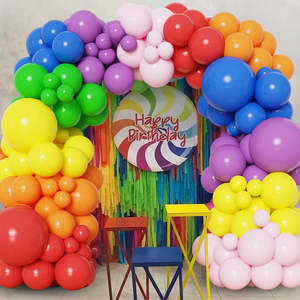 Colorful Rainbow Balloon Garland Arch Kit