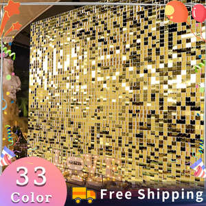 Golden Sequin Panels Backdrops