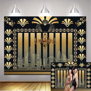 Photography Backdrops: 1920s Party Great Gatsby Themed Backdrop