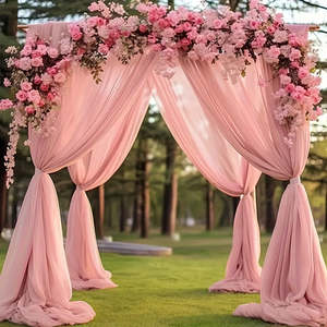 Silk Drapings: Dark Pink Silk Draping