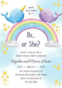 Invitations: Gender Reveal Invitations